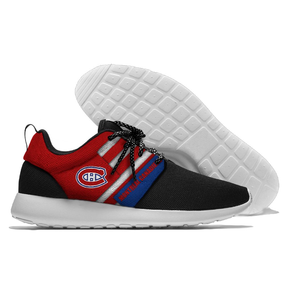 Men's NHL Montreal Canadiens Roshe Style Lightweight Running Shoes 001